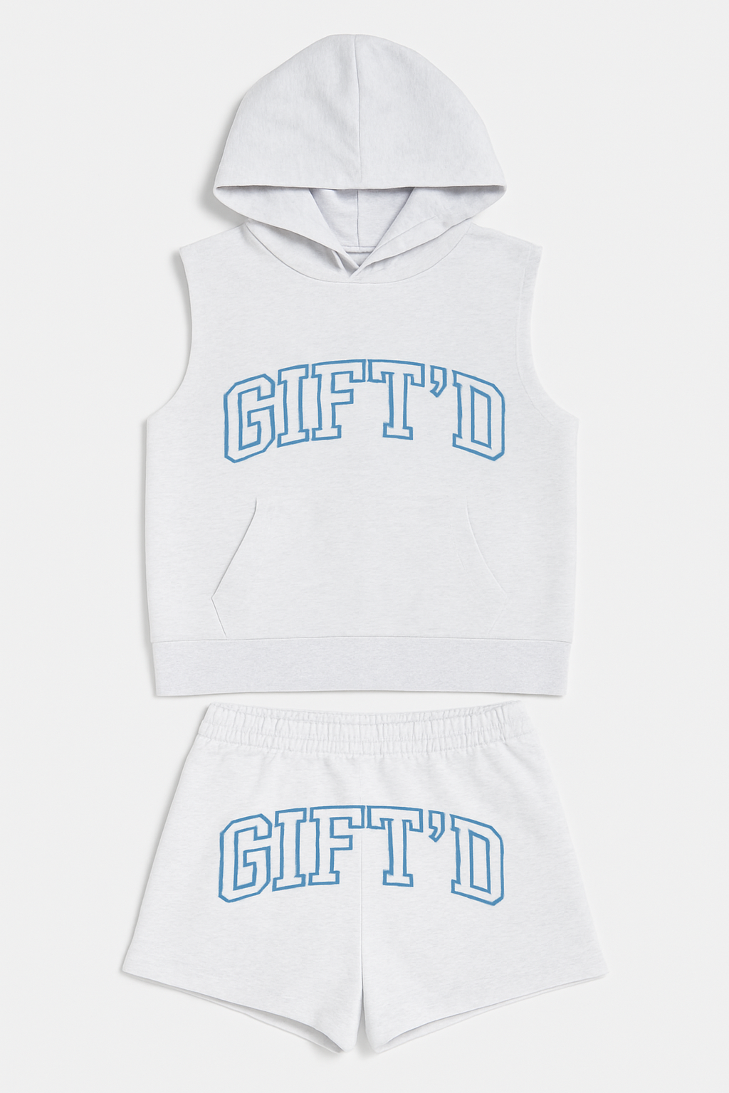 Womens Hooded Crop Short Jogger