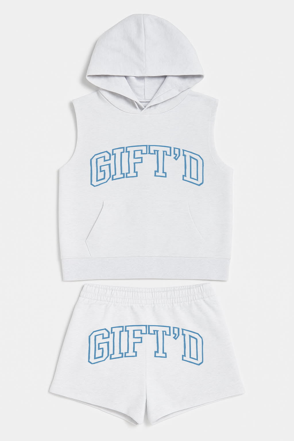 Womens Hooded Crop Short Jogger