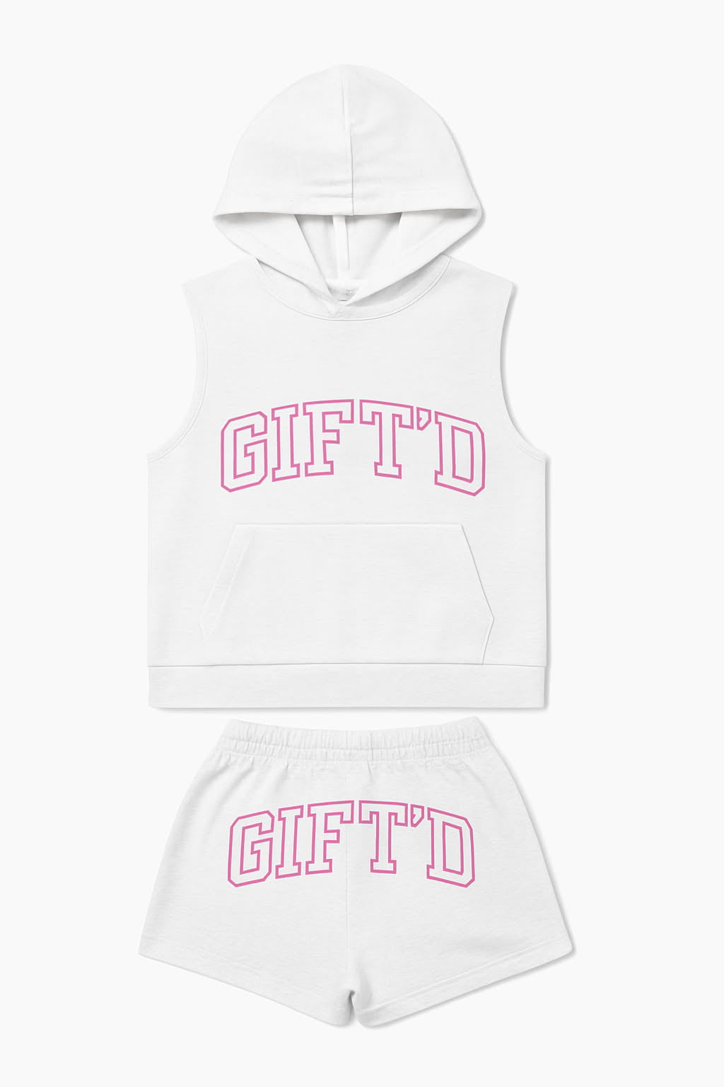 Womens Hooded Crop Short Jogger